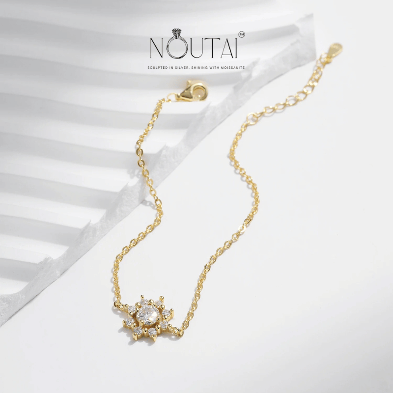 Bracelet flocon de neige Noutai en moissanite – Bijoux en argent sterling pour femme
