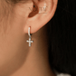 Noutai D Color VVS1 Moissanite Hoop Earrings – 925 Sterling Silver