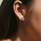 Noutai 1ct D Color Moissanite Hexagon Stud Earrings – 925 Sterling Silver