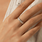 Noutai 0.3ct D Color Moissanite Ring – 925 Sterling Silver