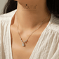 Conjunto de collar y pulsera geométricos de moissanita Noutai: joyería nupcial de lujo para mujer