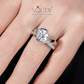 Noutai 3ct D Color Moissanite Engagement Ring – 925 Sterling Silver