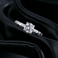 Noutai 1ct Sparkling Twist Moissanite Wedding Band – 925 Sterling Silver