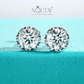 Noutai 2-6cttw D Color VVS1 Moissanite Stud Earrings – 925 Sterling Silver