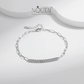 Noutai Sparkling D Color Moissanite Lock Bracelet – 925 Sterling Silver