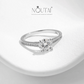 Noutai 1ct D Color Lab Diamond Moissanite Ring – 925 Sterling Silver