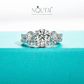 Noutai 3.7cttw D Color Moissanite Bridal Set – 925 Sterling Silver