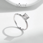 Noutai 1ct Delicate Square Cushion Moissanite Ring – 925 Sterling Silver