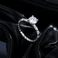 Noutai 1ct Sparkling Twist Moissanite Wedding Band – 925 Sterling Silver