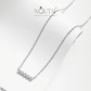 Noutai D Color Moissanite Stackable Pendant Necklace – 925 Sterling Silver