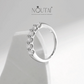 Noutai D Color VVS1 EX Round Moissanite Eternity Band – 925 Sterling Silver