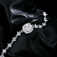 Noutai 0.8ct D Color Moissanite Halo Bracelet – 925 Sterling Silver
