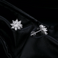 Noutai Sparkling 0.4ct D Color Moissanite Flower Stud Earrings – 925 Sterling Silver