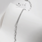 Noutai Sparkling D Color Moissanite Lock Bracelet – 925 Sterling Silver