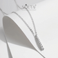 Colgante minimalista de moissanita Noutai: joyería de plata de ley para mujer