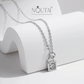 Noutai 0.5ct D Color Moissanite Lock Pendant Necklace – 925 Sterling Silver