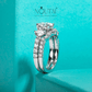 Noutai 3.7cttw D Color Moissanite Bridal Set – 925 Sterling Silver