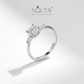 Noutai 1.0ct Round Moissanite Ring – 925 Sterling Silver