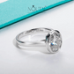 Noutai 3ct D Color Oval Moissanite Engagement Ring – 925 Sterling Silver