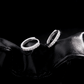 Noutai D Color Sparkling Moissanite Circle Hoop Earrings – 925 Sterling Silver