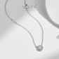 Noutai 0.8ct D Color Classic Halo Moissanite Pendant – 925 Sterling Silver
