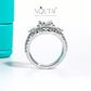 Noutai 3.7cttw D Color Moissanite Bridal Set – 925 Sterling Silver