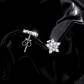 Noutai D Color Dazzling Moissanite Snowflake Stud Earrings – 925 Sterling Silver