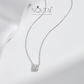 Noutai 0.8ct D Color Moissanite Pendant Necklace – 925 Sterling Silver