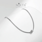 Pulsera Noutai con engaste de moissanita: joyería nupcial de plata de ley para mujer