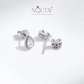 Noutai D Color Pear Cut Moissanite Stud Earrings – 925 Sterling Silver