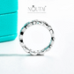 Noutai Moissanite Leaf Wedding Band – 925 Sterling Silver