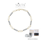 Noutai Adjustable 3mm Moissanite Bracelet – 925 Sterling Silver