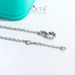 Noutai 1ct Moissanite Heart Bracelet – 925 Sterling Silver